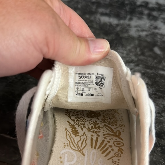 Keds x Rifle Paper Co Floral Triple Kick Sneakers Size 5 - Picture 8 of 8